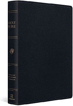 ESV Giant Print Bible, Red Letter (Genuine Leather, Black)