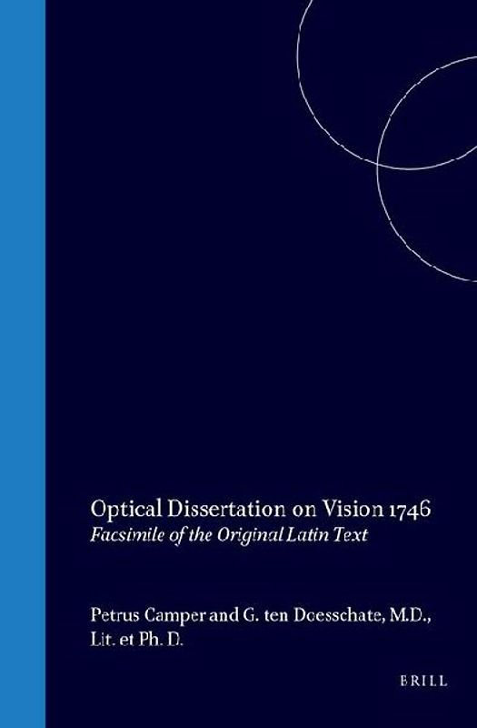 Optictal Dissertation on Vision, 1746