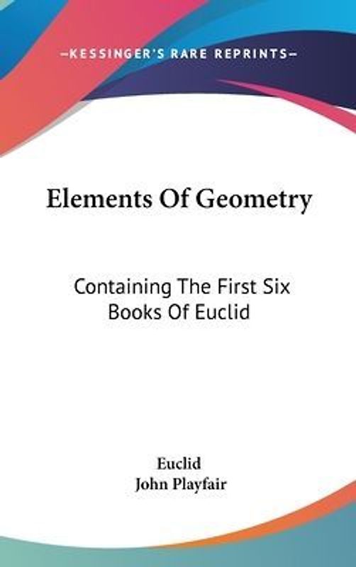 Elements Of Geometry