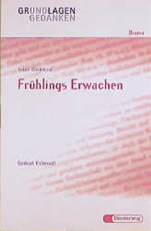 Frank Wedekind: Frühlings Erwachen