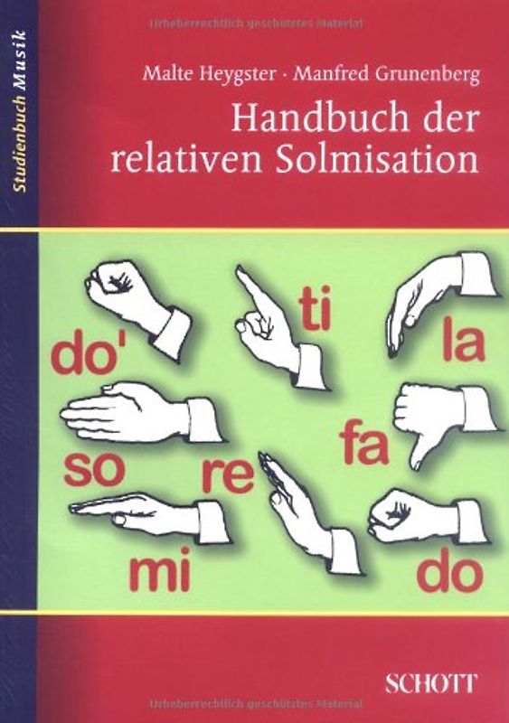 Handbuch der relativen Solmisation (= ED 21037)