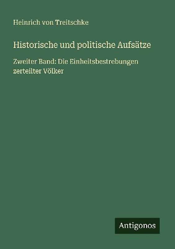 Historische und politische Aufsätze