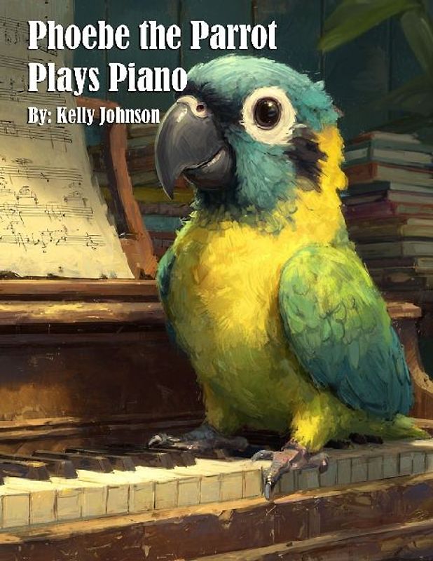 Phoebe the Parrot Plays Piano