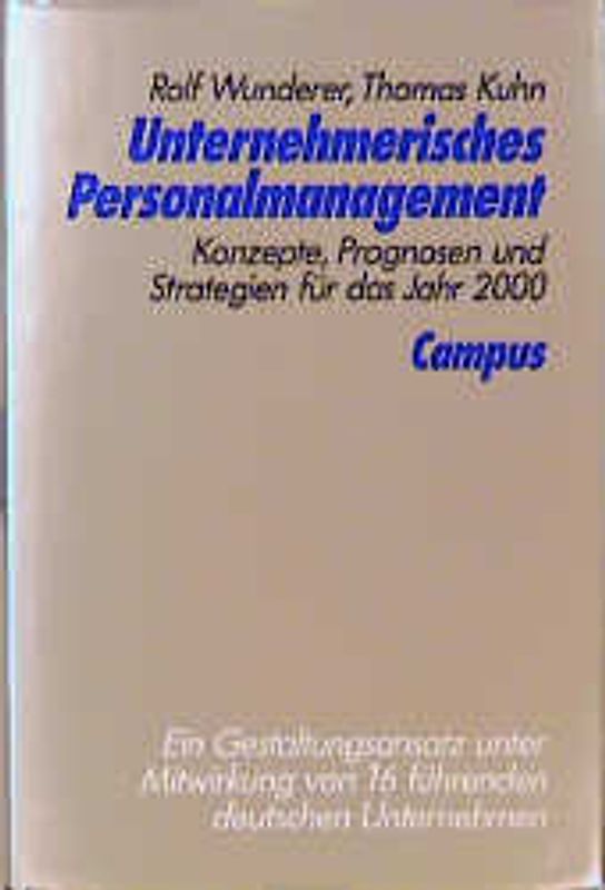Unternehmerisches Personalmanagement