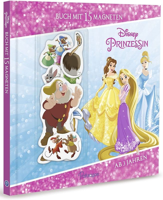 Disney Prinzessin: Buch mit 15 Magneten