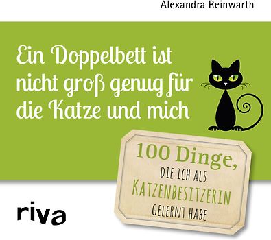 Ein Doppelbett ist nicht groß genug für die Katze und mich