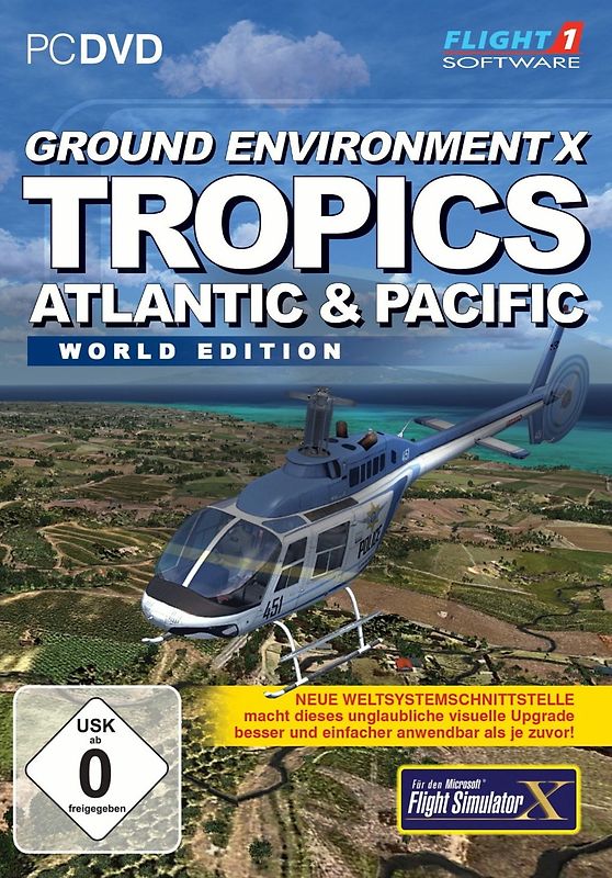 Ground Enviroment X: Tropics Atlantic & Pacific [Microsoft Flight Simulator X AddOn, World Edition] PC Spiele