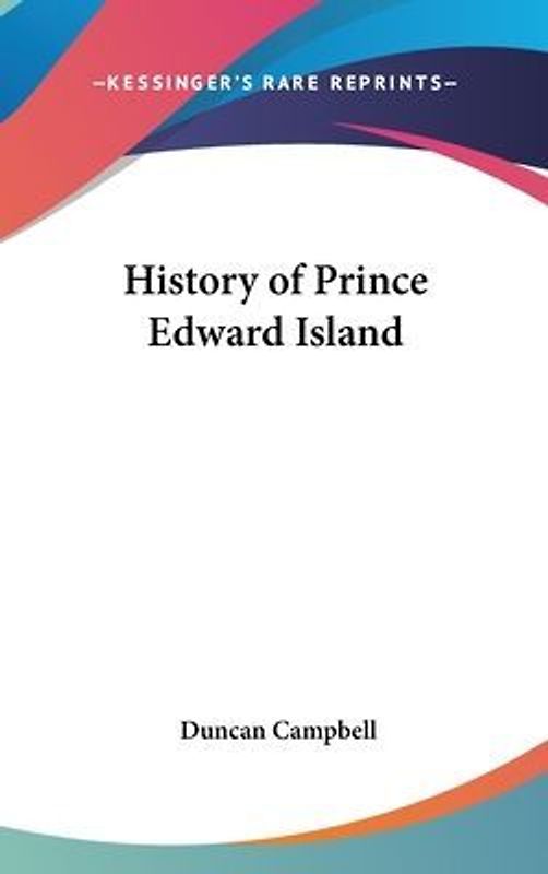 History Of Prince Edward Island