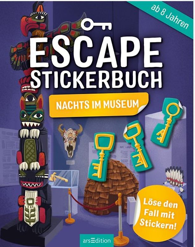 Escape-Stickerbuch – Nachts im Museum