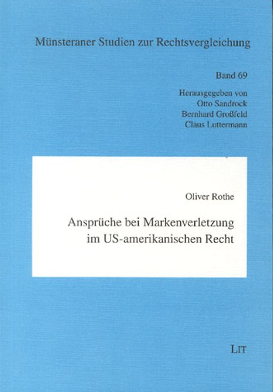 Ansprüche bei Markenverletzung im US-amerikanischen Recht