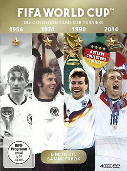 FIFA World Cup - Die offiziellen Filme der Turniere 1954 - 1974 - 1990 - 2014 DVD