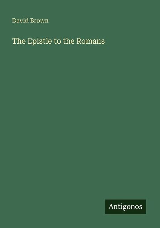 The Epistle to the Romans