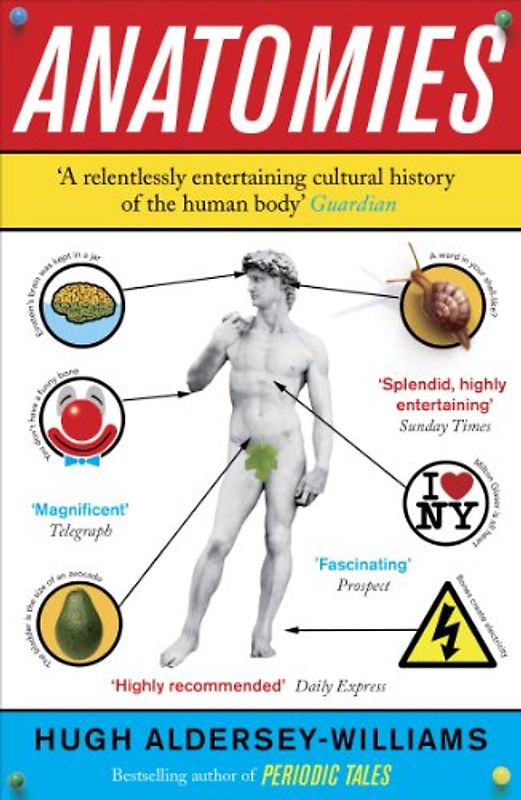 Anatomies: The Human Body, Its Parts and The Stories They Tell - Aldersey-Williams, Hugh
