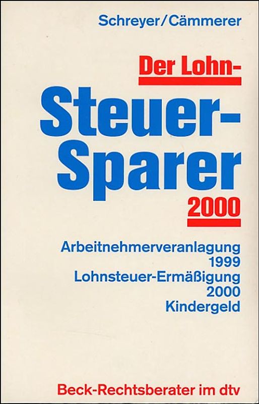 Der Lohnsteuer-Sparer 2000