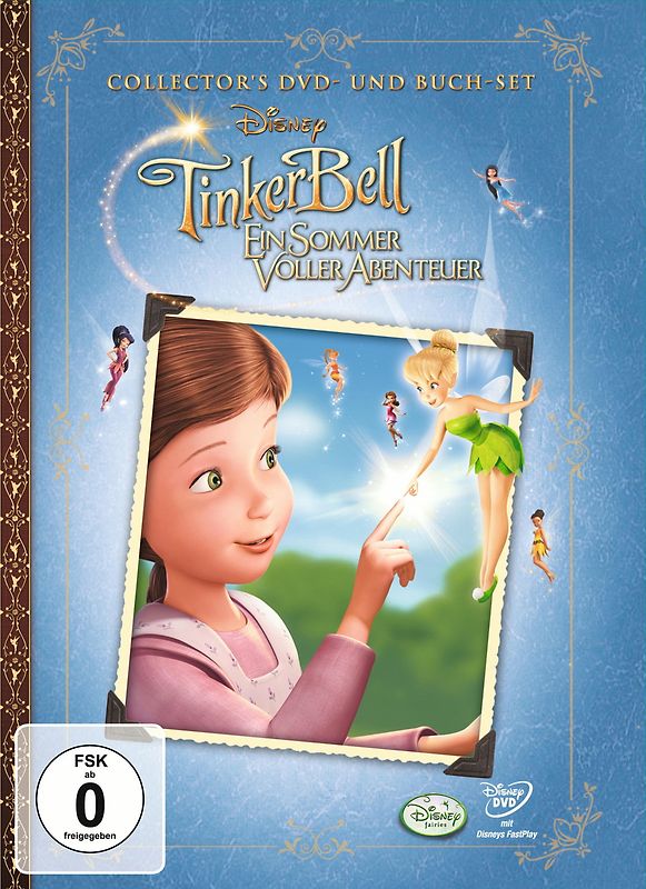 TinkerBell - Ein Sommer voller Abenteuer - Collector's Set + Buch Set DVD