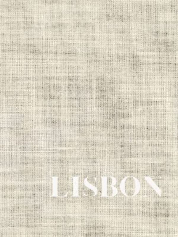 Lisbon: Decorative Book │ Perfect for Stacking on Coffee Tables & Bookshelves │Linen No.1