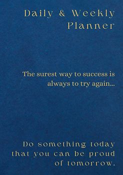 Daily & Weekly Planner for success:
