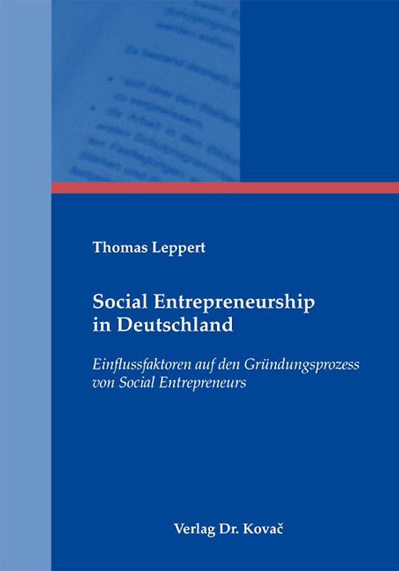 Social Entrepreneurship in Deutschland