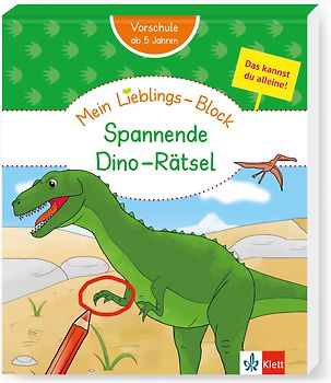 Klett Mein Lieblings-Block Spannende Dino-Rätsel