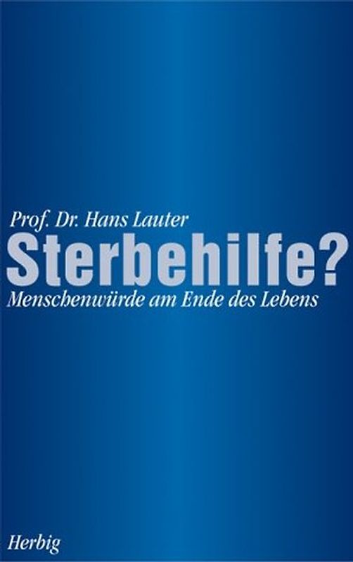 Sterbehilfe?