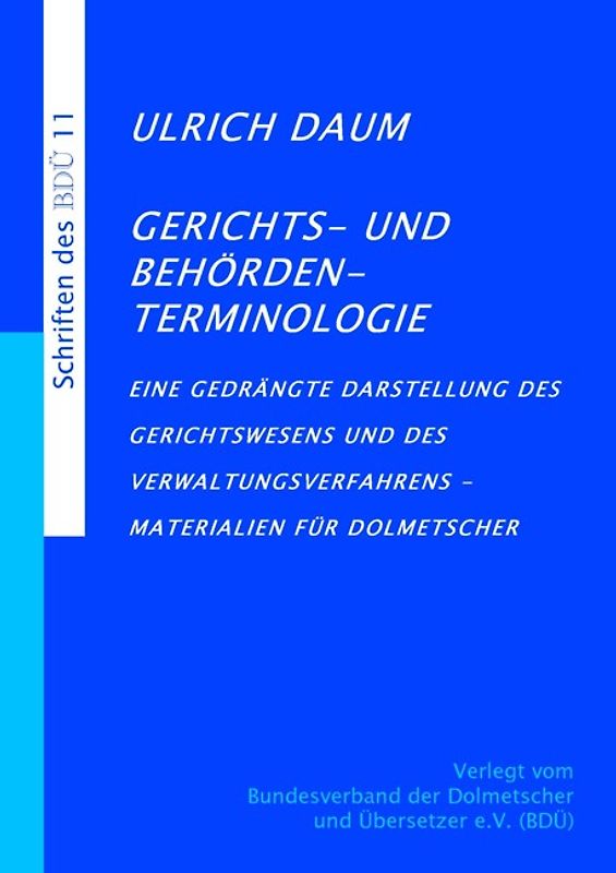 Gerichts- und Behördenterminologie