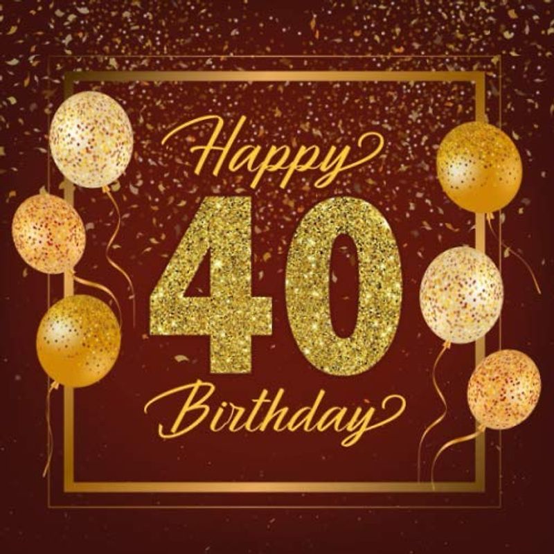 Happy Birthday 40: Gästebuch zum 40.Geburtstag | Ideal um Wünsche und Fotos der Gäste für die Ewigkeit festzuhalten | Perfektes Geschenk für Männer und Frauen