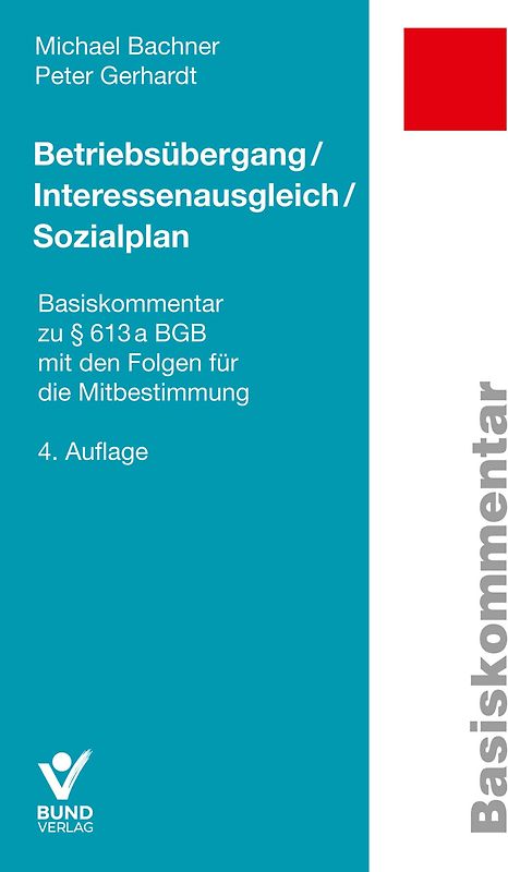 Betriebsübergang/Interessenausgleich/Sozialplan