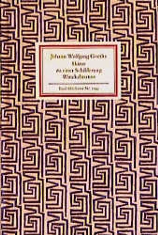 Skizze zu einer Schilderung Winckelmanns