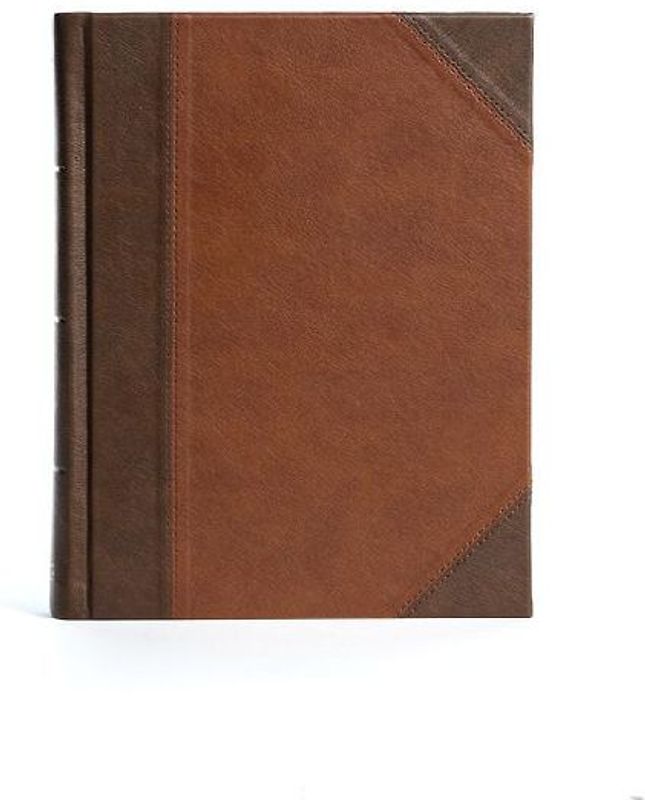 KJV Notetaking Bible, Large Print Edition, Brown/Tan Leathertouch Over Board