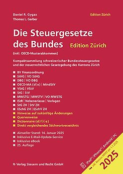 Die Steuergesetze des Bundes – Edition Zürich 2025