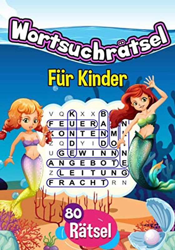 Wortsuchrätsel Für Kinder: 80 Rätsel | Für Kinder 8-12 | Erstes Kinder-Wort-Such-Puzzle-Buch