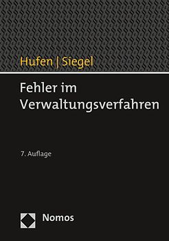 Fehler im Verwaltungsverfahren