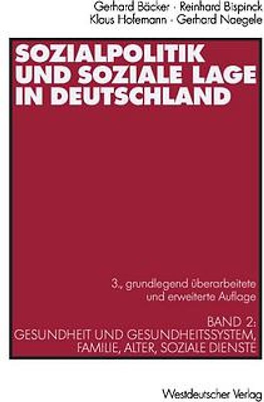 Sozialpolitik und soziale Lage in Deutschland