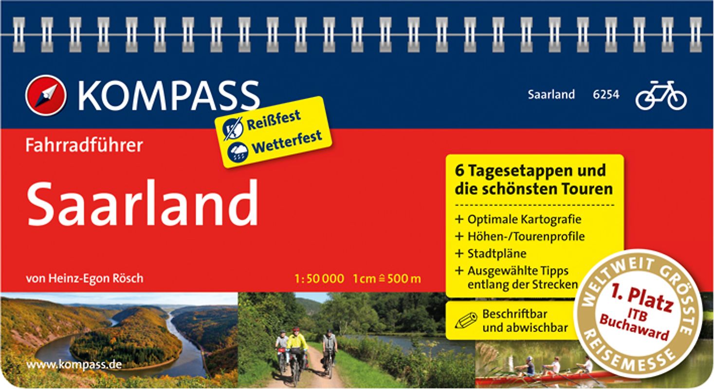 KOMPASS Fahrradführer Saarland