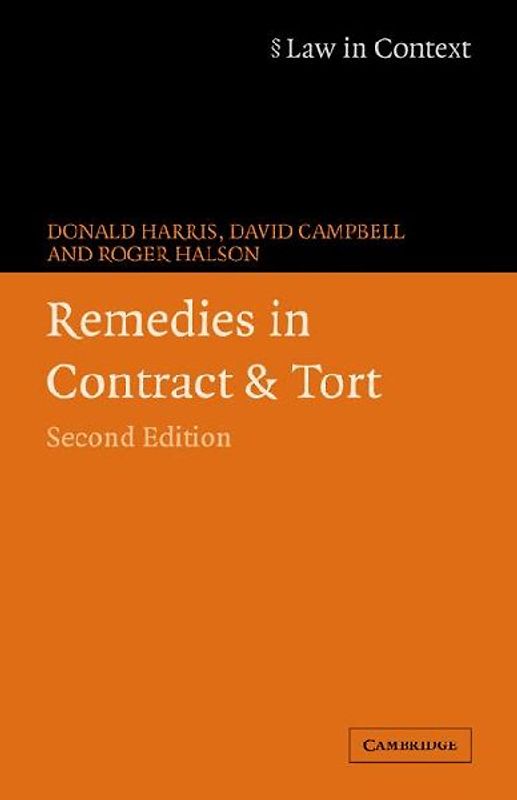 Remedies in Contract and Tort
