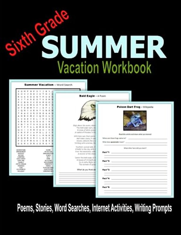 6th Grade Summer Vacation Workbook