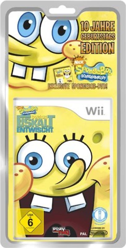 SpongeBob's Eiskalt erwischt Jubiläumsedition Nintendo Wii