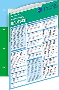 PONS Kommasetzung auf einen Blick Deutsch