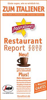 Marcellino's Restaurant Report Zum Italiener 2009/2010