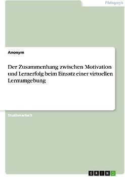 Der Zusammenhang zwischen Motivation und Lernerfolg beim Einsatz einer virtuellen Lernumgebung
