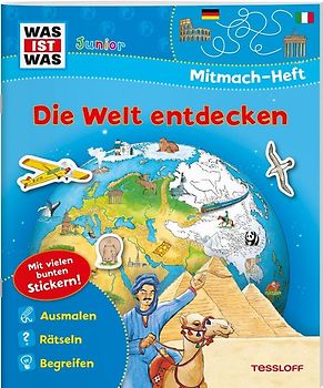 WAS IST WAS Junior Mitmach-Heft Die Welt entdecken