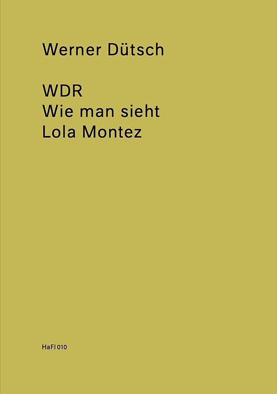 WDR – Wie man sieht – Lola Montez