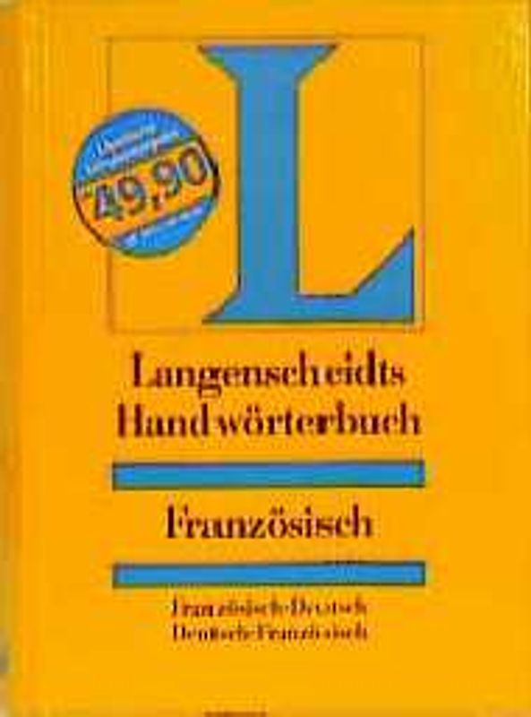 Langenscheidt Handwörterbücher. Französisch-Deutsch /Deutsch-Französisch