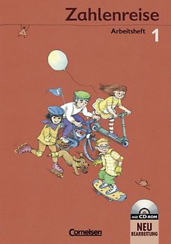 Zahlenreise. Allgemeine Ausgabe / 1. Schuljahr - Arbeitsheft mit CD-ROM