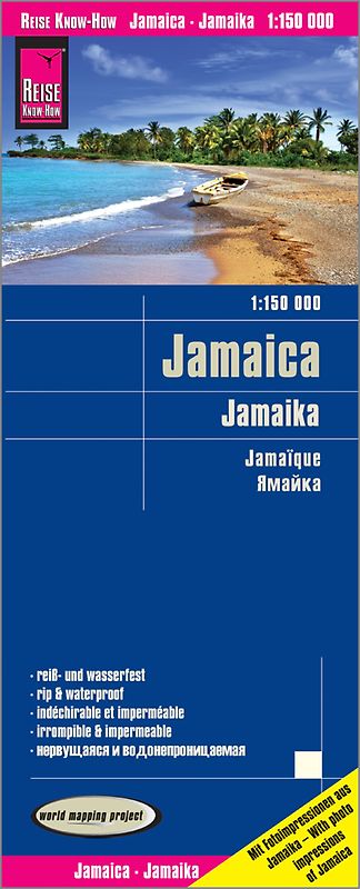 Reise Know-How Landkarte Jamaika / Jamaica (1:150.000)