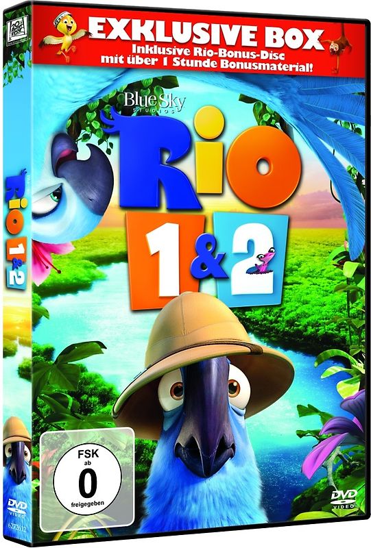 Rio 1 & 2 (3 DVD Edition) DVD