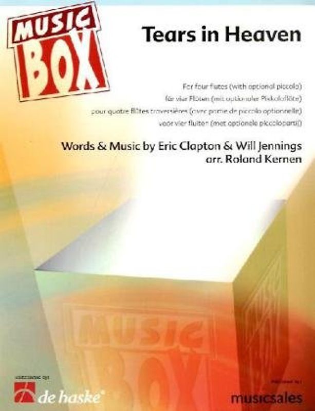 Tears in Heaven, für vier Flöten (Piccolo optional)