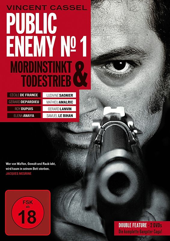 Public Enemy No1 (Double Feature) Mordinstinkt & Todestrieb DVD