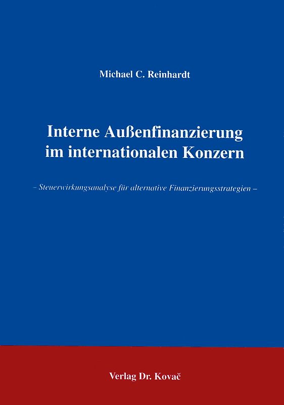 Interne Aussenfinanzierung im internationalen Konzern