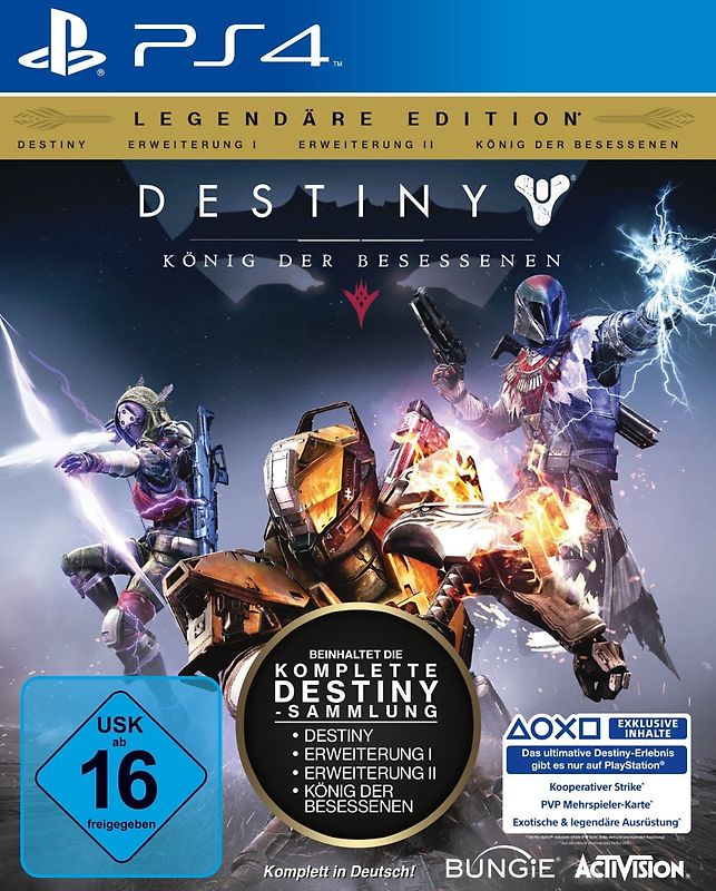 Destiny: König der Besessenen, Legendäre Edition [Bundle Copy] PlayStation 4